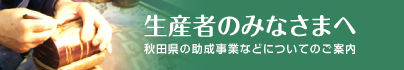 生産者のみなさまへ